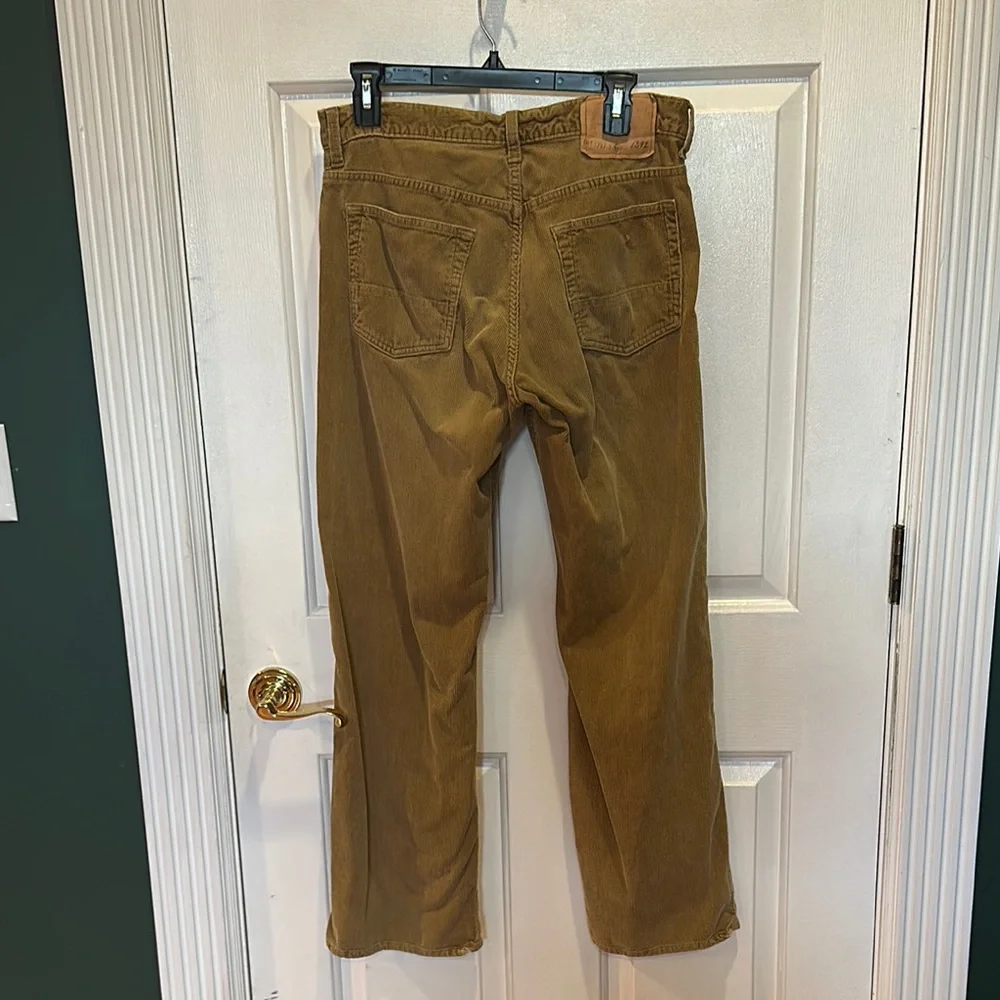 Abercrombie & Fitch. Corduroy Men’s Pants in light Brown/tan Button fly boot cut - Picture 5 of 13